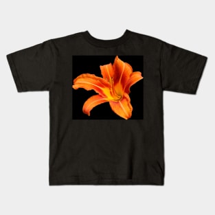 Orange Lily Kids T-Shirt